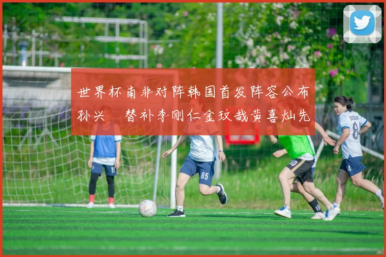 世界杯南非对阵韩国首发阵容公布孙兴慜替补李刚仁金玟哉黄喜灿先发
